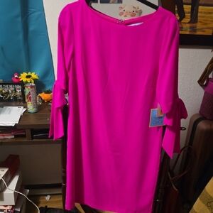 CeCe Vibrant Pink Dress